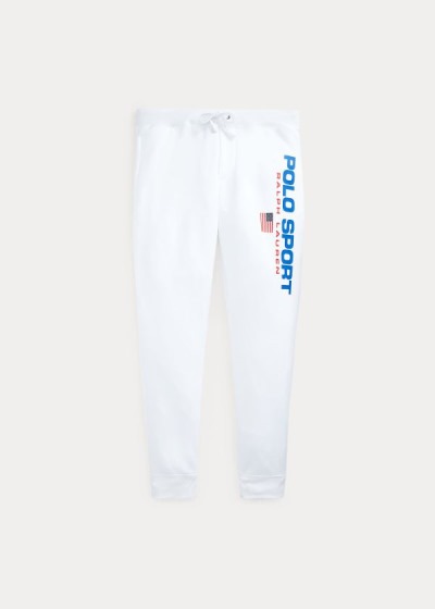 Joggers Polo Ralph Lauren Hombre Blancos - Polo Sport Fleece - KHUWV6721